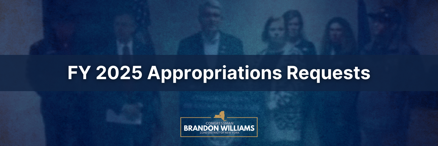 Rep. Williams takes Appropriations Requests