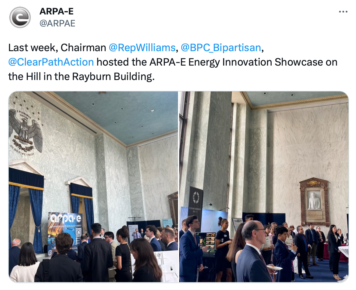 Rep. Williams hosts ARPA-E Innovation Showcase