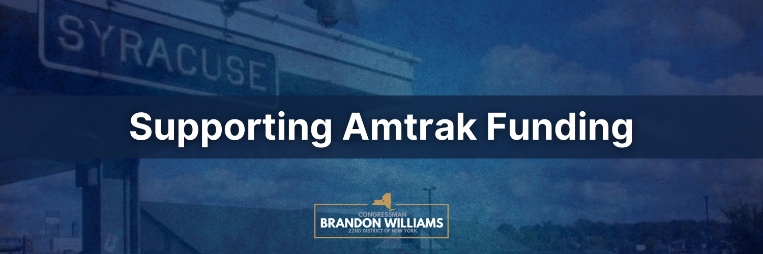 Rep. Williams signs on to letter urging protection of Amtrak funding