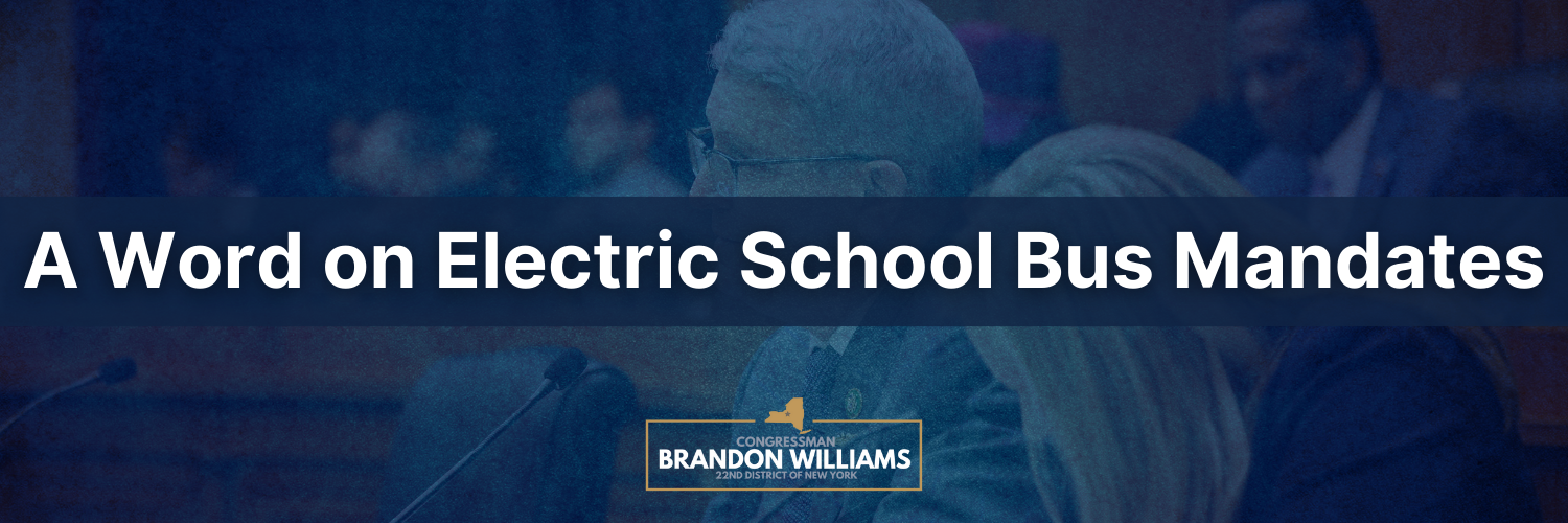 Rep. Williams comments on bus electrification mandates