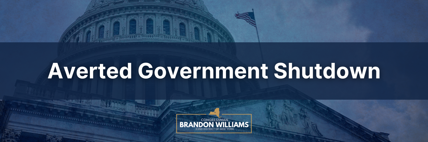 Rep. Williams voted to avoid government shutdown