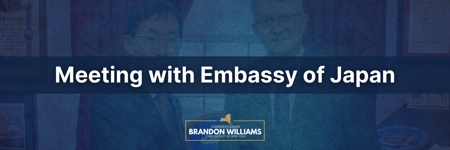 Rep. Williams meets with the Embassy of Japan