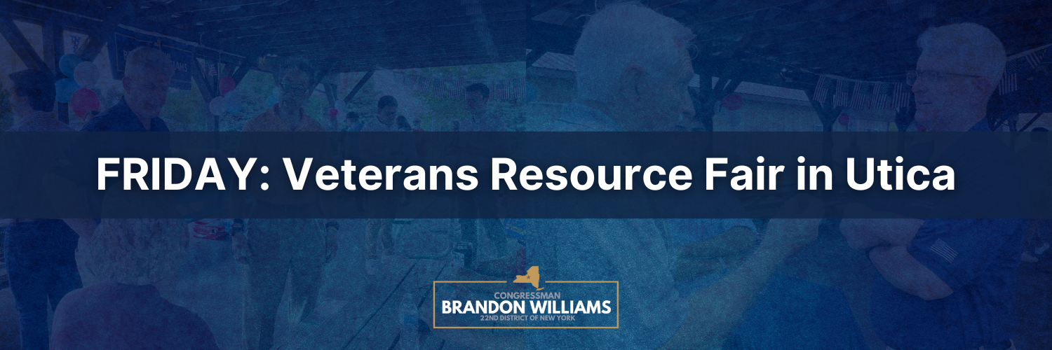 Rep. Williams to Host Veterans Resource Fair in Utica