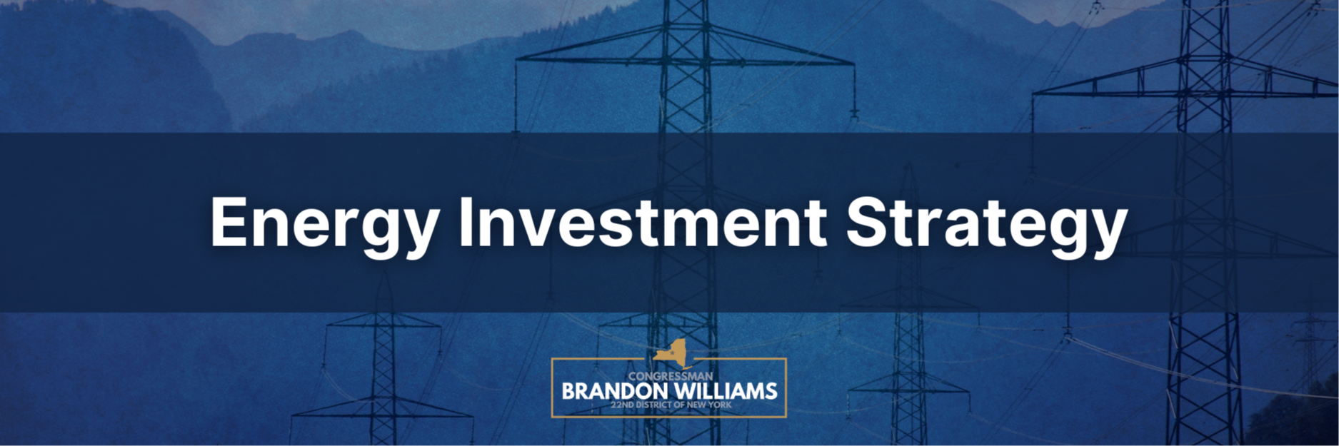 Rep. Williams Energy Investment Strategy
