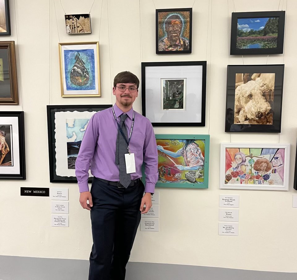 Rep. Williams' NY-22 Art winner visits DC