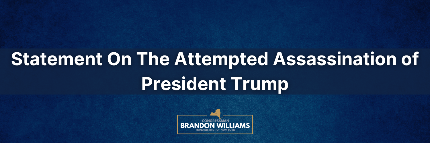 Statement on Assassination Attempt of President Trump