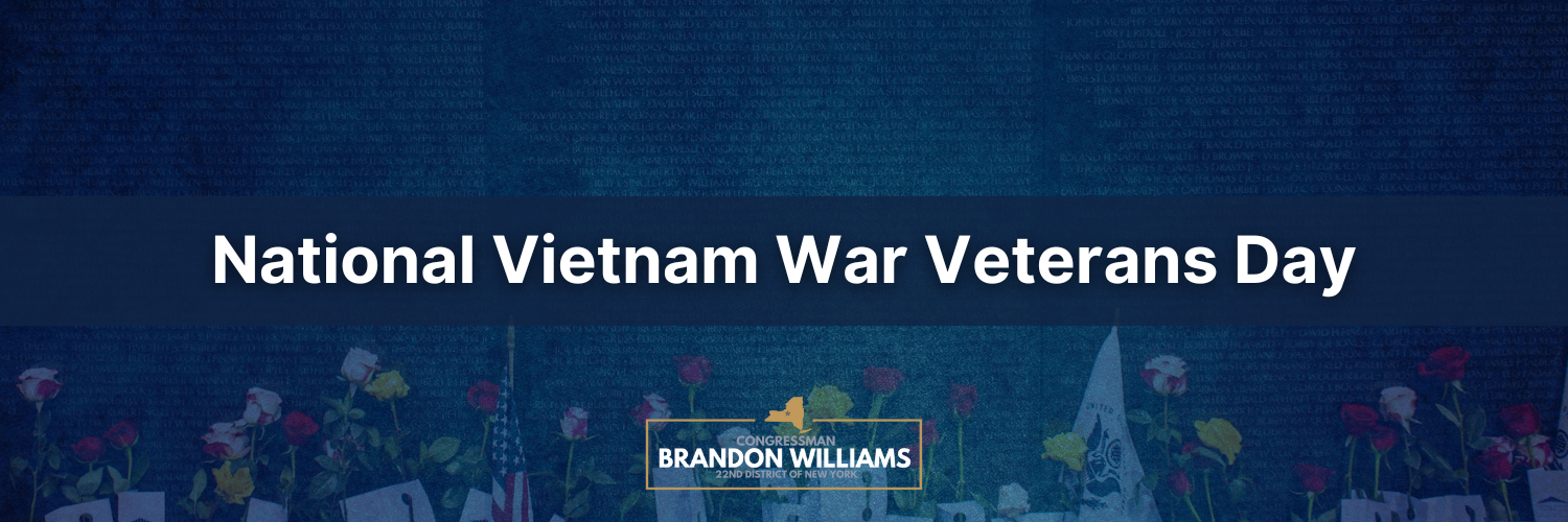 Rep. Williams recognizes National Vietnam War Veterans Day