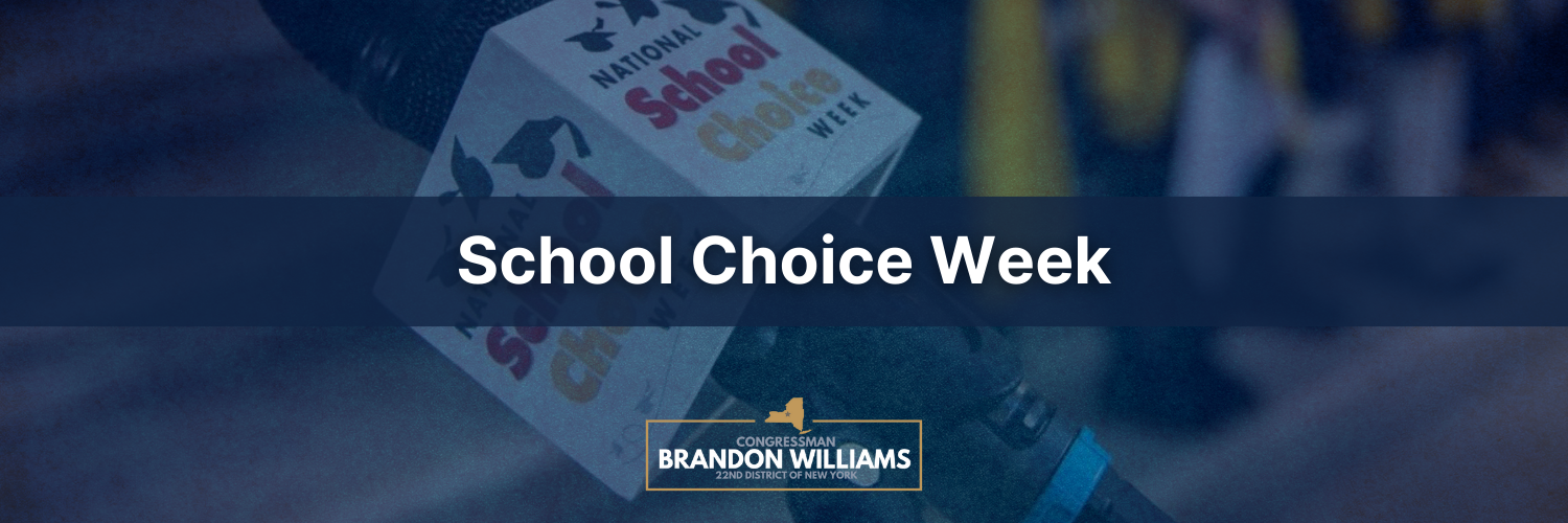 Rep. Williams Recognizes School Choice Week