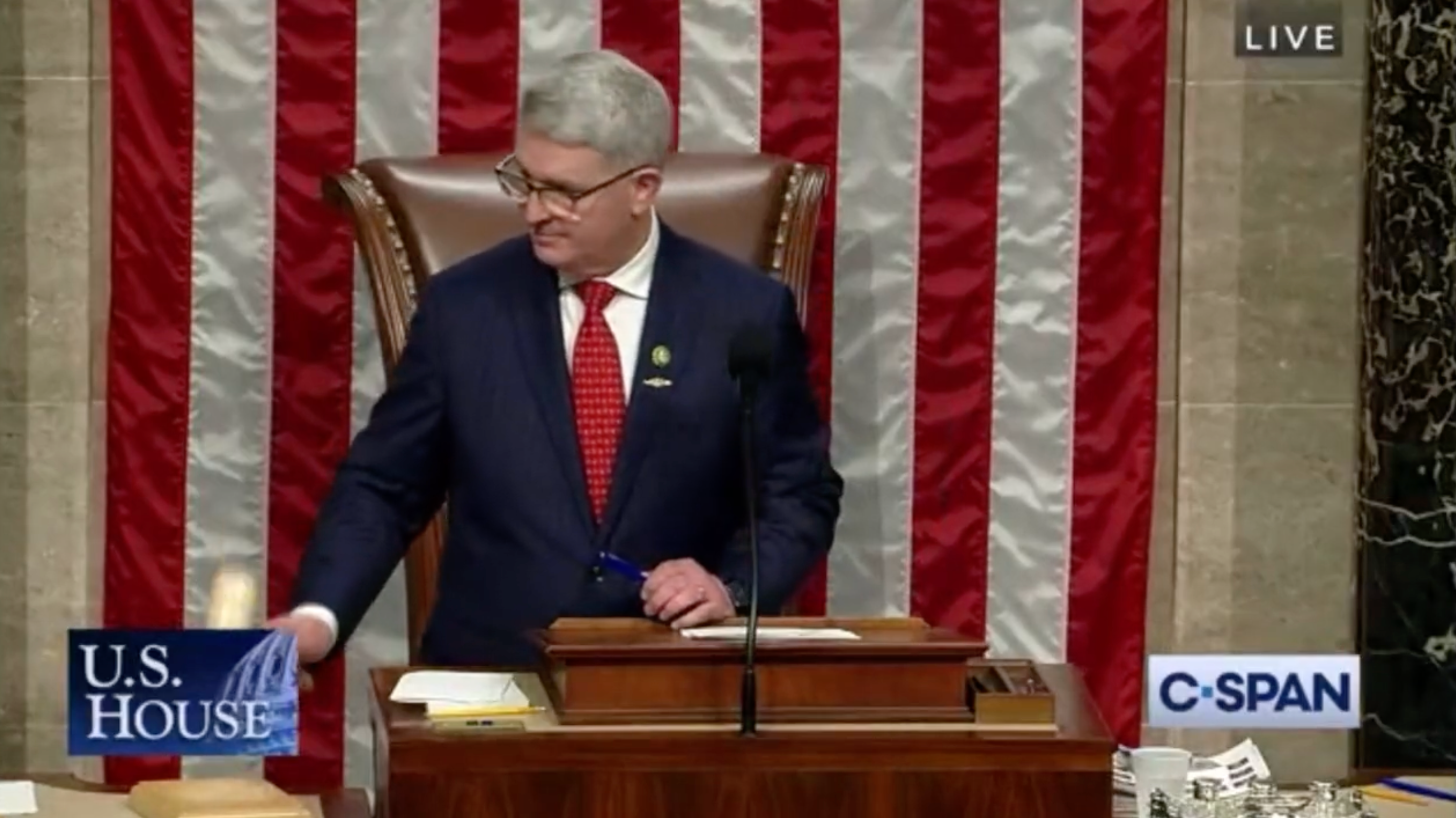 Rep. Williams Presiding over House Floor