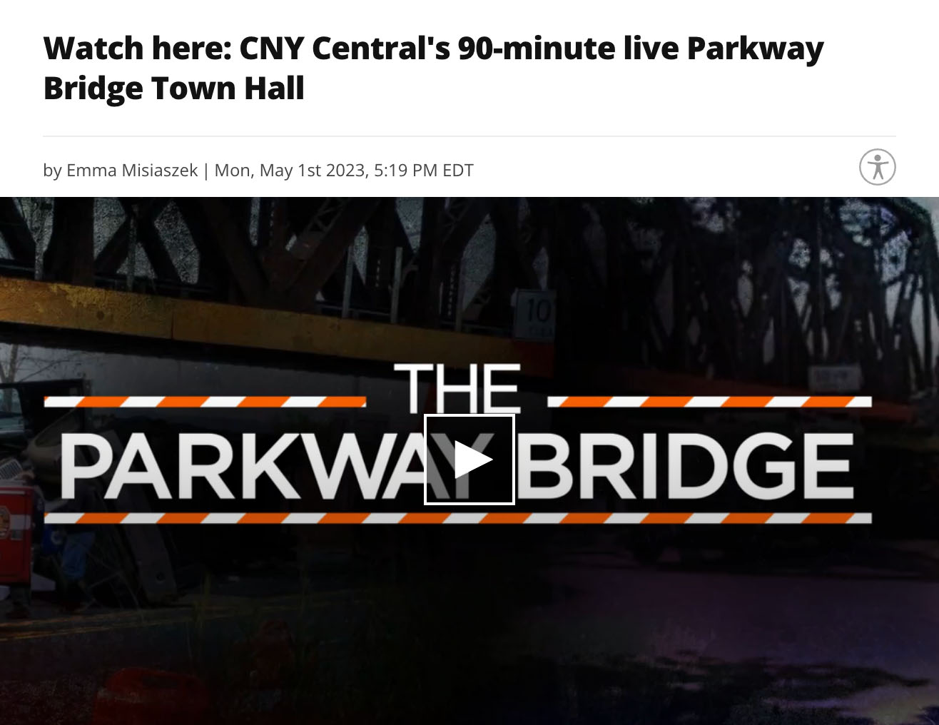 CNY Central Town Hall on the Parkway Bridge