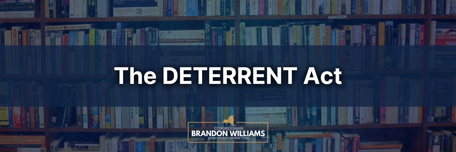 Rep. Williams introduces Deterrent Act