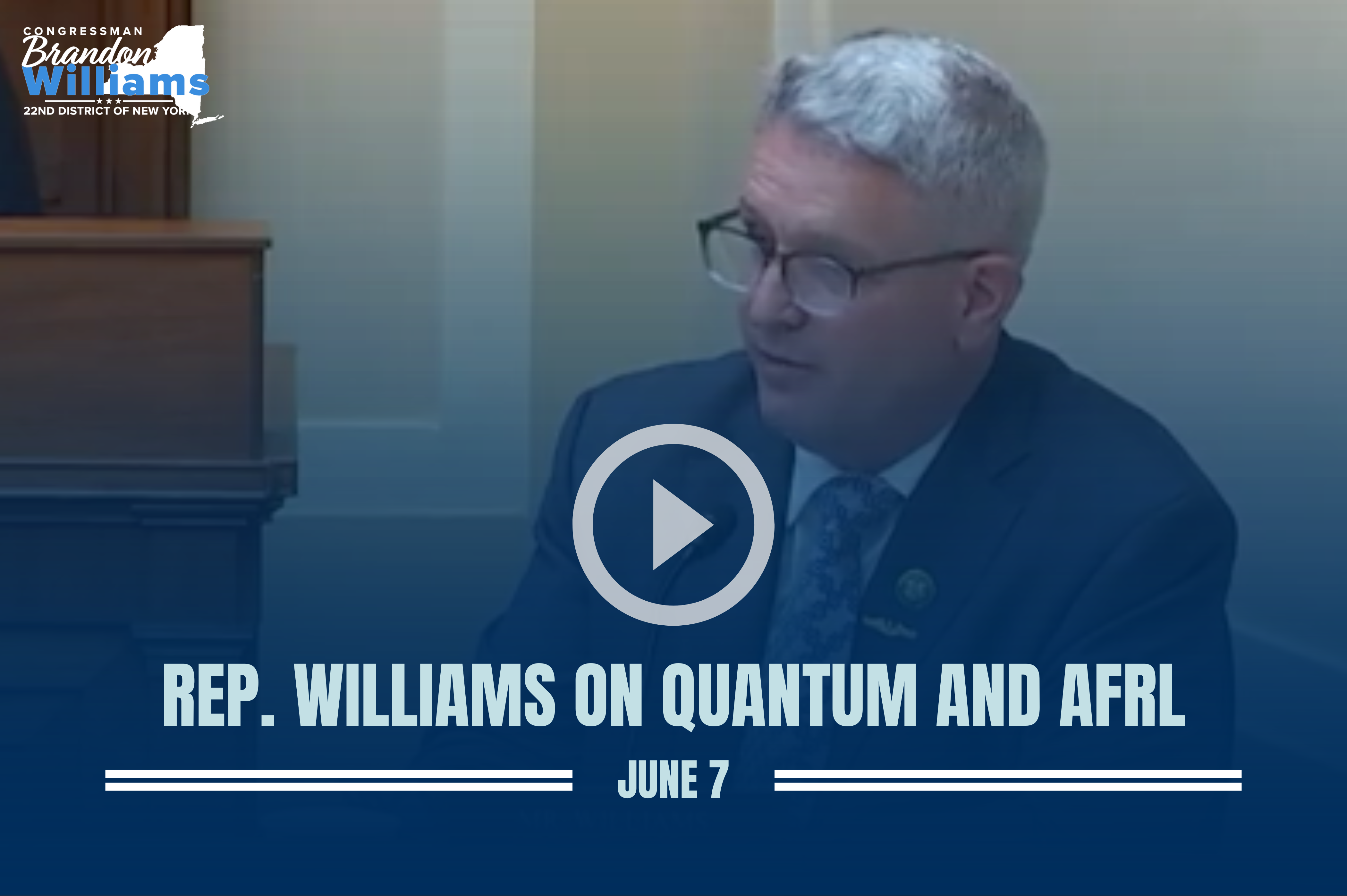 Rep. Williams remarks at SST hearing on Quantum