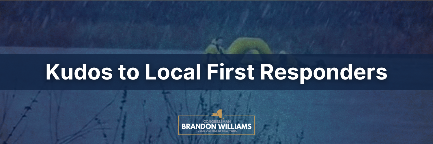 Rep. Williams commends local first responders on successful rescue effort