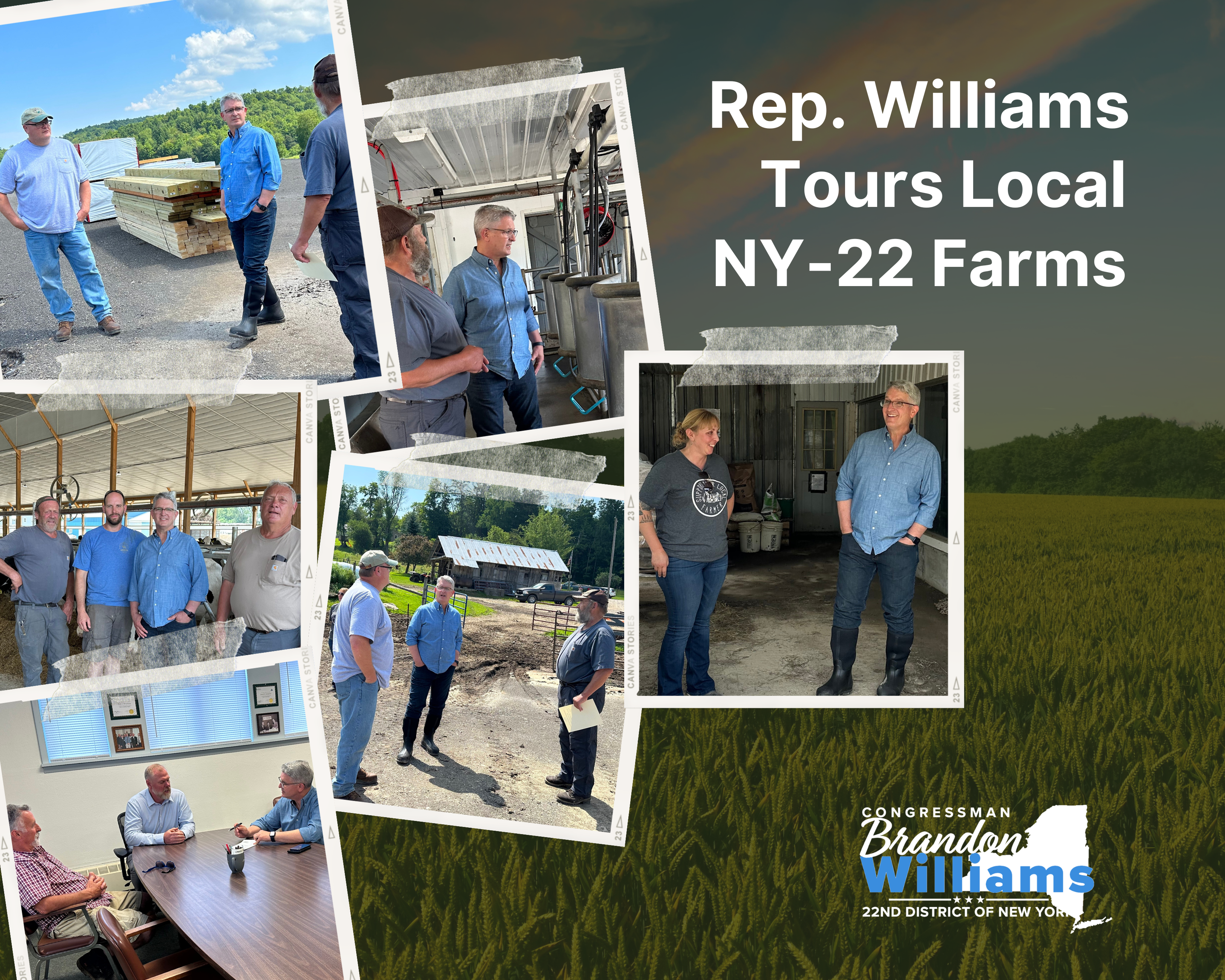 Rep. Williams tours NY-22 local farms