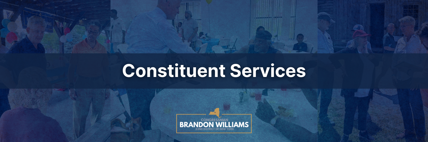 Rep. Williams Provides Constituent Services Update