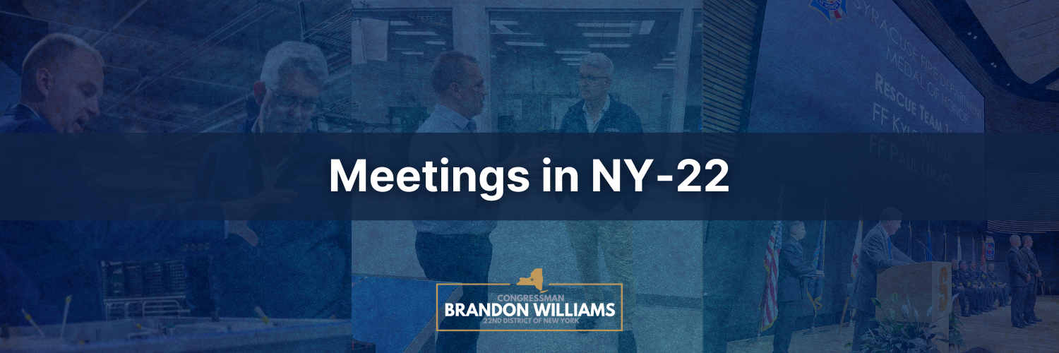 Meetings across NY-22