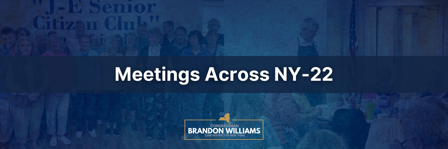 Rep. Williams across NY-22