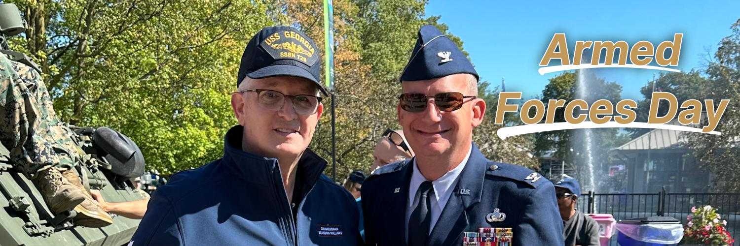 Rep. Williams attends Armed Forces Day at NYS Fair