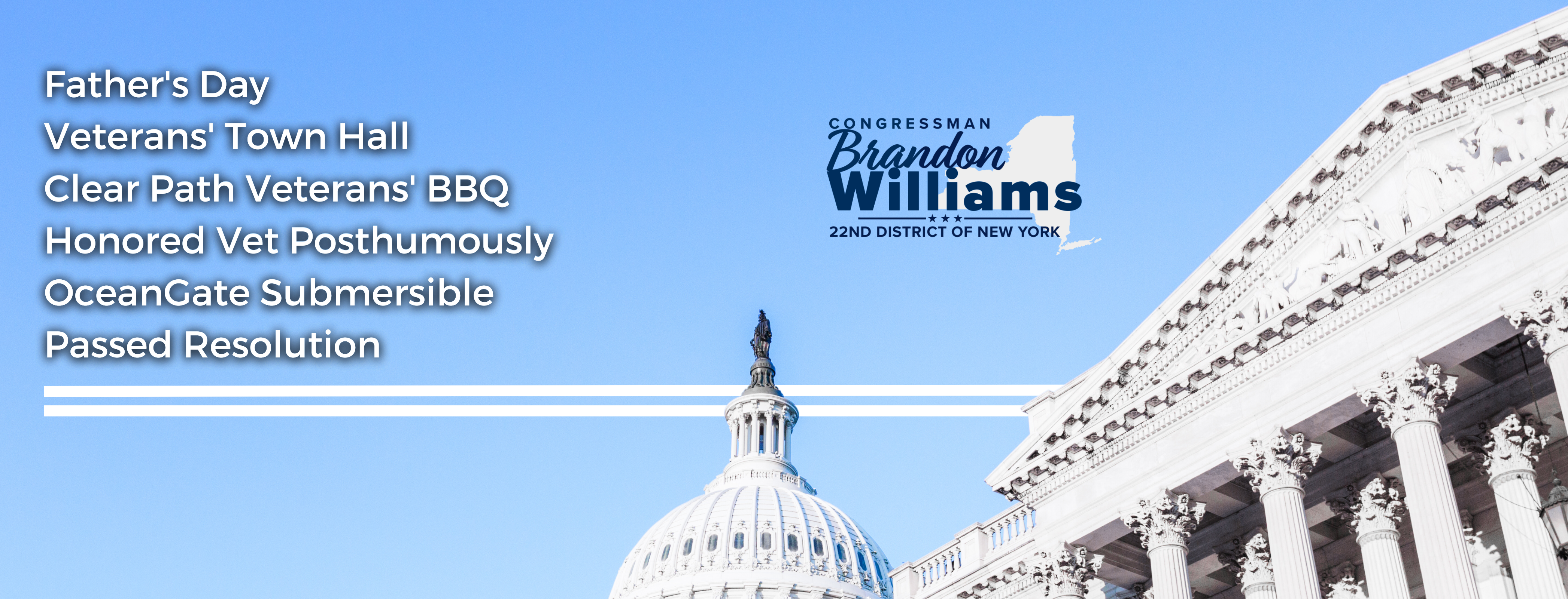 Rep. Williams Weekly Wrap-up