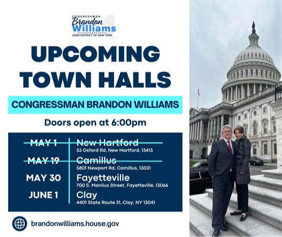 Town Hall Schedule